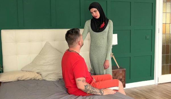 sexwithmuslims e259 macarena lewis a woman in hijab needs to use both holes