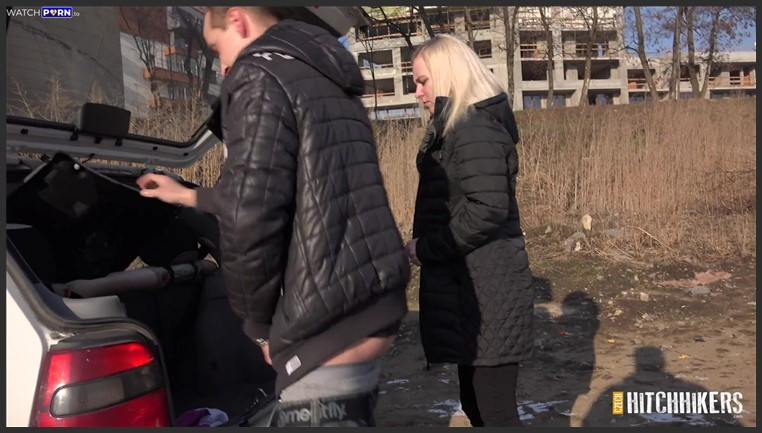 slutty blonde fucked in the mud – czechhitchhikers