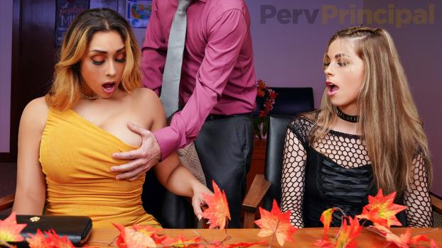 pervprincipal 23 11 2023 lilly hall and renee rose thanksgiving is ruined