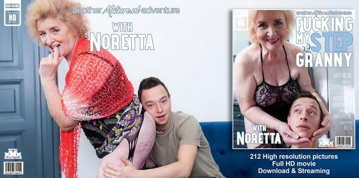 maturenl 23 06 09 noretta toyboy loves fucking his shaved 72 year old step grandma noretta on her couch