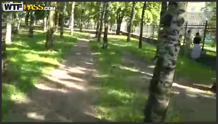sweet amateur girl is having casual sex in the nature in the middle of the day