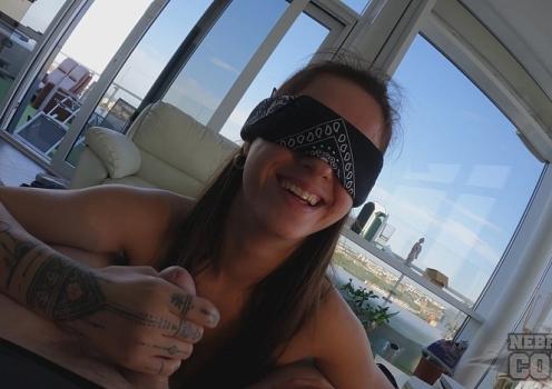 nebraskacoeds 23 09 30 gabriella lati gabriela lati giving a pov blindfolded blowjob she loves cum in her mouth and sloppy bj