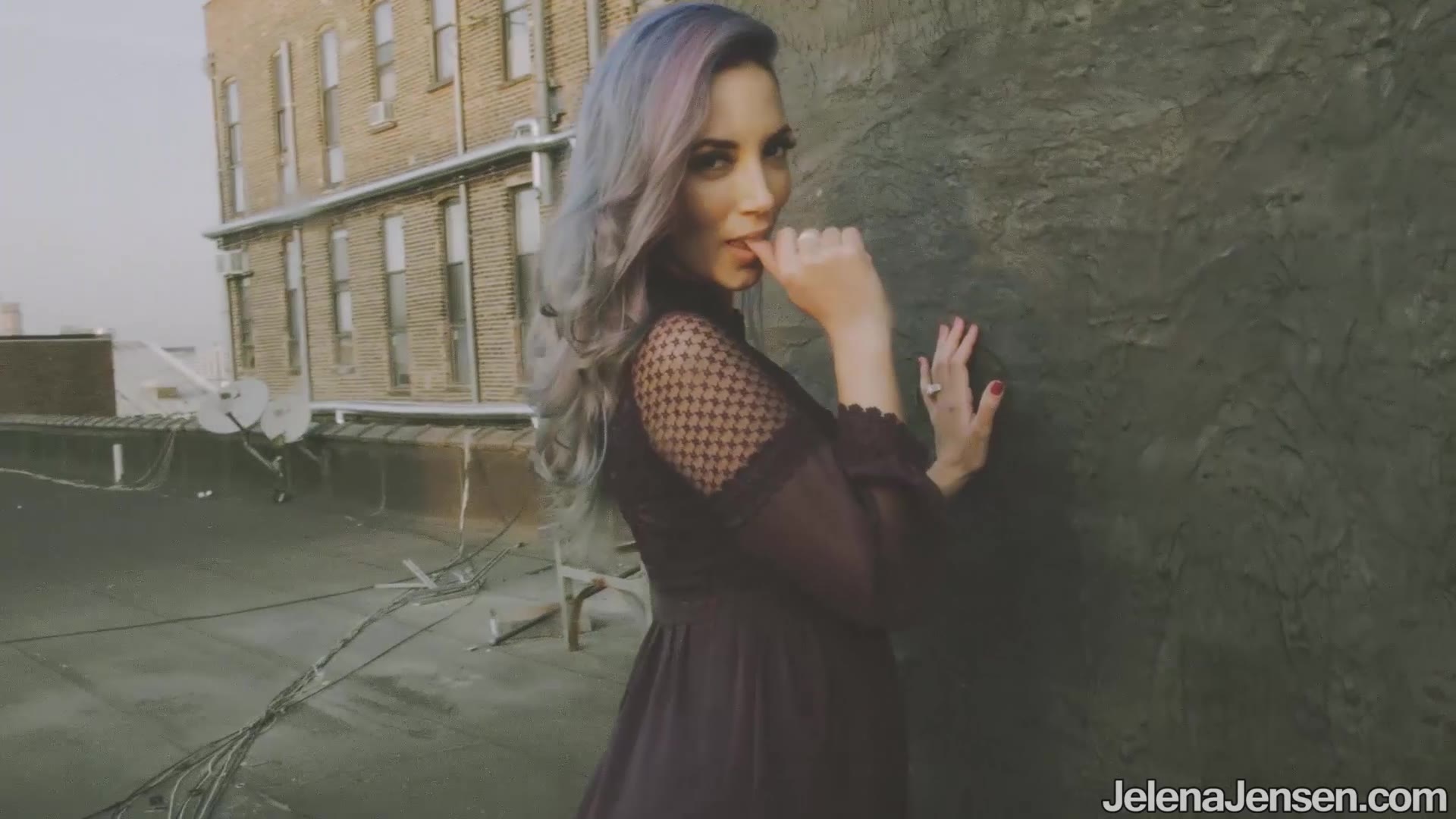 jelenajensen 17 07 14 brooklyn rooftop dailyporn