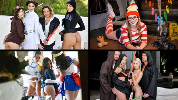 teamskeetselects 21 09 08 sami parker, avery black, brooklyn gray and daisy stone – a cosplay compilation