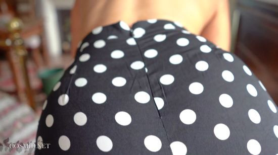 cosmid 21 09 15 cara boyle caras polka dot dress