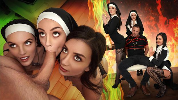 bffs 25 05 04 natalie brooks, selena love and fiona frost – three horny nuns fuck the devil out of him