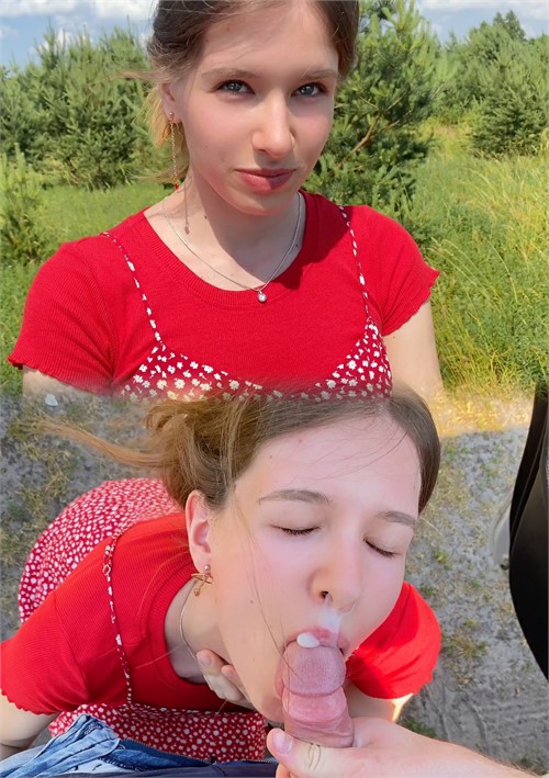 public amateur teen pov blowjob, facial cumshot in public porn movie