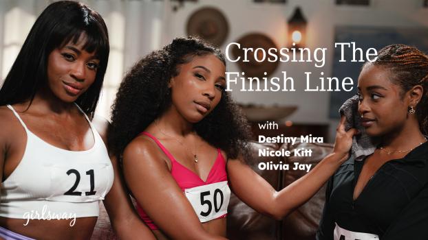 girlsway 24 05 05 nicole kitt destiny mira and olivia jay crossing the finish line