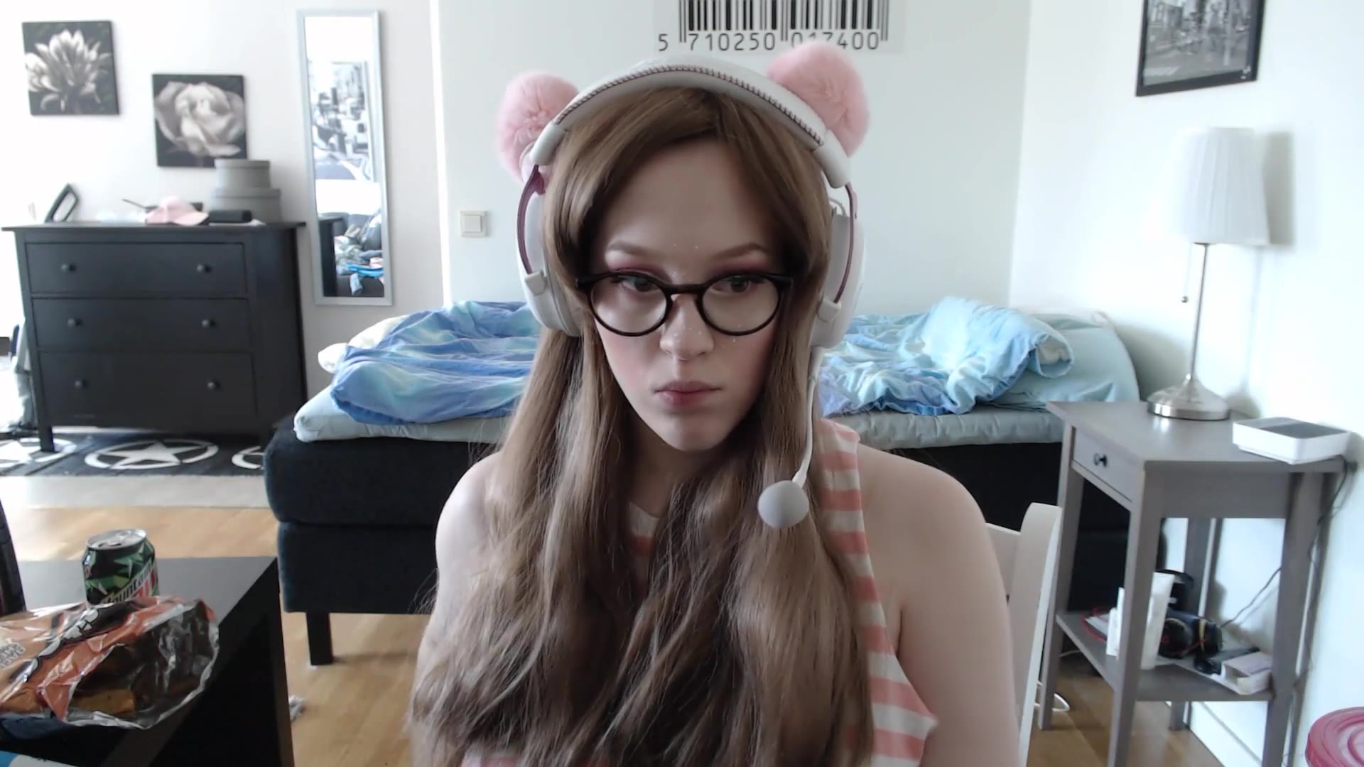 gamer girl shows off her cosplay and rides her dildo amadani