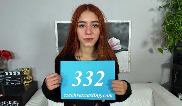 czechsexcasting e332 little chloe the shy redhead from venezuela threw away her shame and her clothes