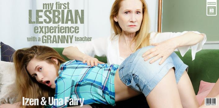 maturenl 23 06 10 izen, una fairy teen una fairy gets her first lesbian experience from her granny teacher izen