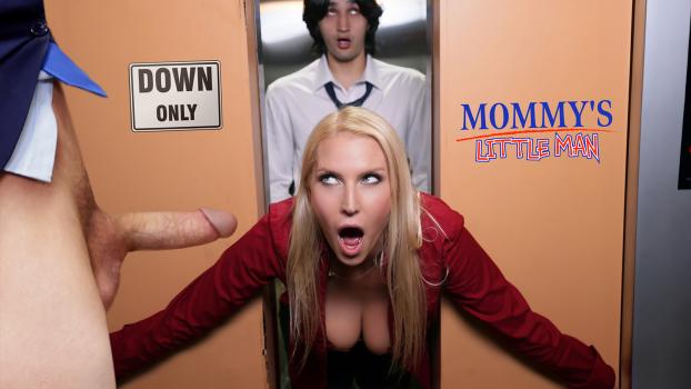 mommyslittleman 24 09 10 vanessa cage stuck and double teamed in the elevator