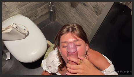 anna ralphs 2023 restaurant blowjob p1a