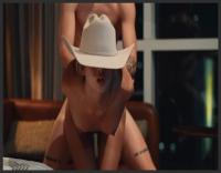 asian teen saves a horse by riding a cowboy