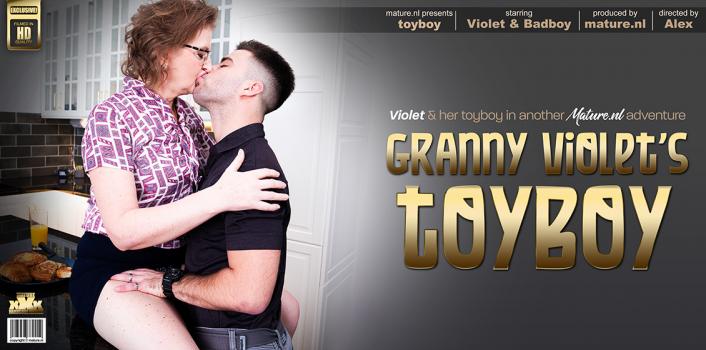 maturenl 23 01 2023 violet c – this bad boy is fucking horny shaved granny violet c in her own house