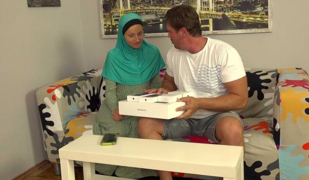 sexwithmuslims e306 luciana lucy hot chick in hijab gets some rod in her czech