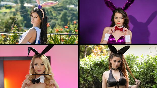 teamskeetselects 02 04 2023kylie quinn, katie kush, indica flower & leana lovings – bunny babes compilation