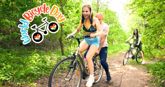 clubsweethearts 25 06 03 remido and bella fawn world bicycle day 2025
