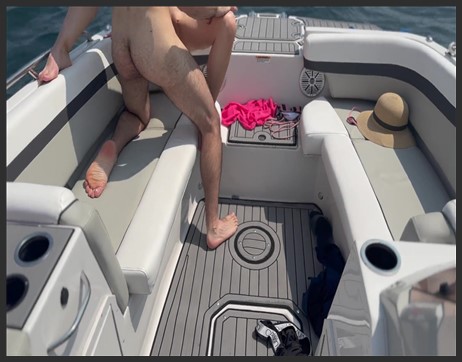 serenity cox wife fucked and gets double creampie on boat from husband and his friend