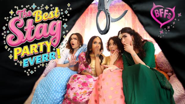 bffs 24 09 18 naudi nala, satine summers, nina white and nikki slick – indian bachelorette party turns into stripper fuck-fest