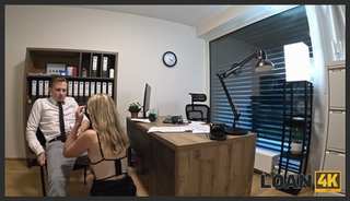 loan4k – pervy loan shark almost got caught with horny client