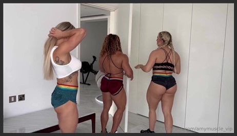 2024 amy muscle denise anders kiera jaston 3 strapons and 3 girls