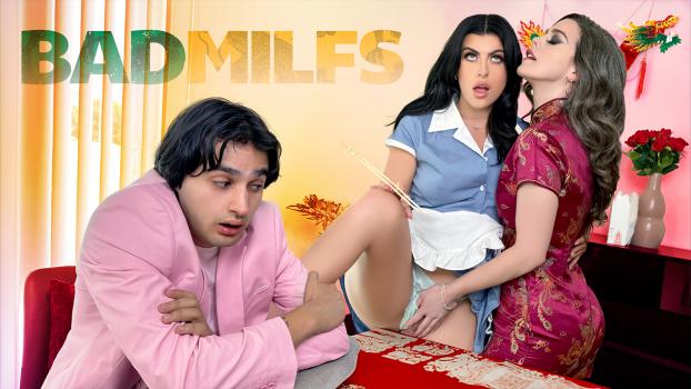 badmilfs 24 09 04 gal ritchie and nicole emma vaunt threesome with the waitress