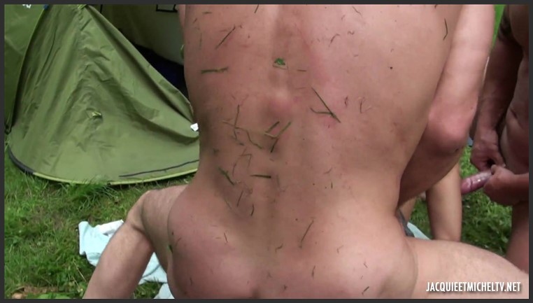 12 08 14 candy in a crazy gang-bang in the middle of a campsite