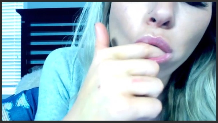 lip tongue fetish