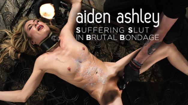 devicebondage 22 05 2023 aiden ashey suffering slut in brutal bondage