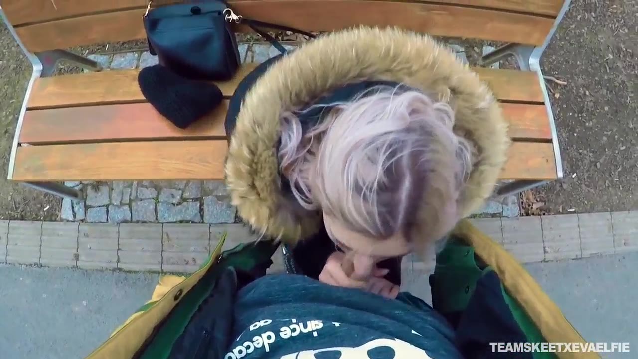 eva elfie i gave a fan blowjob in public