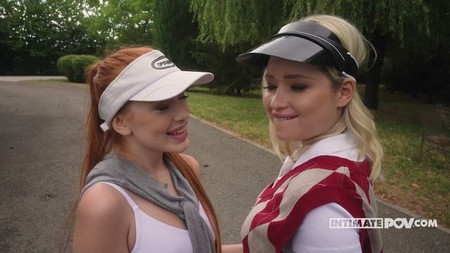 IntimatePOV 26 01 17 Megan Murkovski And Jessie Ames Golfcourse Sexromp