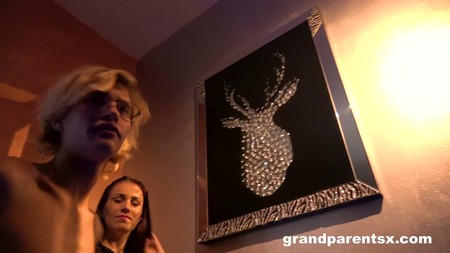GrandParentsX Grandparents Teach Young Couple