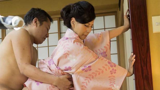 JapanHDV 25 06 25 Honoka Suzunami Kimono Maid Honoka Suzunami Fucked By Her Boss