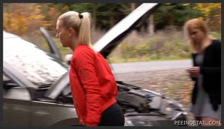 Alena Valkova aka Chrissy Fox Unplanned stop