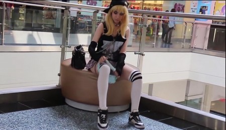 Vibrator In Public and Uber Masturbation