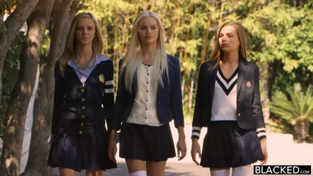 Blacked 2016 01 01 Preppy Girl Threesome Get Three BBCs Rachel James Sydney Cole