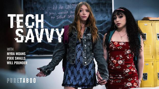 PureTaboo 26 02 03 Myra Moans And Pixie Smalls Tech Savvy