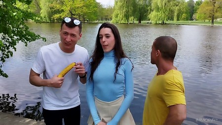 ImmoralLive Fat Ass Freedom Lover Briseida Myers Fucked In Public Park