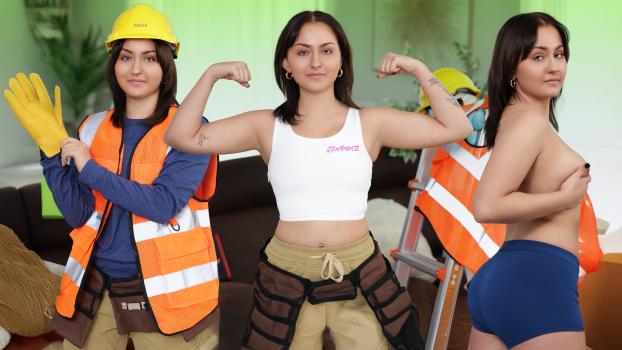 Tomboyz 25 12 21 Angel Cake This is No Place for a Woman, But My Tomboy Stepdaughter Can Earn My Respect With Her Pussy